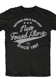Vintage Black New Found Glory Vintage Black Vintage Tshirts