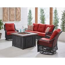 Gratis lieferung bereits ab 50€! Curved Sofa Set With Fire Pit Wayfair