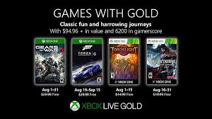 Listado completo con todos los juegos de xbox 360 que existen o que van a ser lanzados al mercado. Microsoft Ha Anunciado Los Juegos Gratis De Xbox Live Gold De Agosto