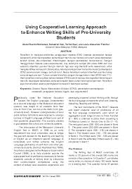* the most valuable thing in life is friendship. Pdf Using Cooperative Learning Approach To Enhance Writing Skills Of Pre University Students Termit Kaur Academia Edu