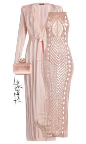 Untitled 512 By Iamtaecarter Liked On Polyvore Featuring Balmain Dsquared2 And Jimmy Choo Fashion Dresses Classy Outfits Stylish Outfits