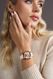 Valencia White Croco by Marc Lauder Watches