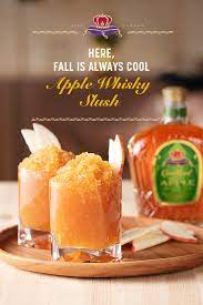 Apple Slush Crown Royal Whisky Cocktail Alcohol Drink Recipes Drinks Alcohol Recipes Alcohol Recipes