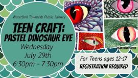 Teen Craft: Dino Eyes