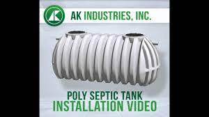 Applications/uses of a septic tank. How To Install A Septic Tank Youtube