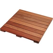 2 Ft X 2 Ft Abaco Tropical Hardwood Deck Tile 175139 Deck Tile Hardwood Decking Deck Tiles