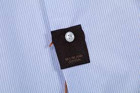 Ermenegildo Zegna Couture杰尼亚XXX海岛棉蓝色条纹衬衫高价款