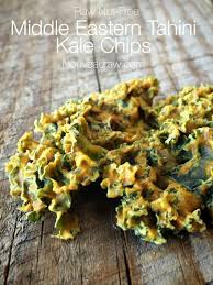 Middle Eastern Tahini Kale Chips Kale Chips Vegetable Chips Recipe Raw Food Recipes