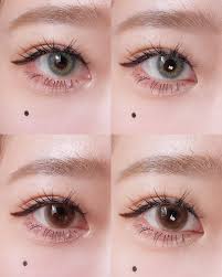 上次有分享geo的隱眼但沒有細拍眼部圖這次來補～ 上Blenz系列-Hani Gray（季拋） 直徑14.2mm 含水量38% 基弧8.6mm 下