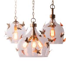 Find new pendant lighting for your home at joss & main. Mini Glass Pendant Light Gold Butterfly Creative French Pendant Lamp American Country Hanging Light Kitchen Hallway Dining Room Buy At The Price Of 108 24 In Aliexpress Com Imall Com