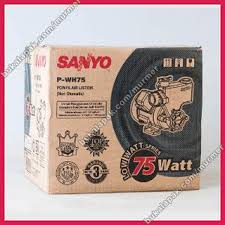 220v ~ 50hz daya keluaran : Pompa Air Sumur Dangkal Sanyo 75 Watt P Wh75 Non Otomatis Termurah Shopee Indonesia