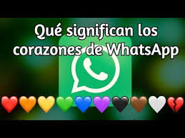 Check spelling or type a new query. Que Significan Los Corazones De Whatsapp Youtube