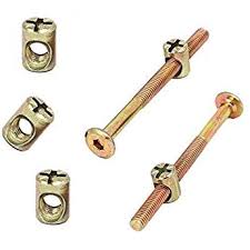 Spzcdza M6x80mm Thread Hex Key Drive Socket Furniture Bolt W Barrel Nut Bolt Nuts Assortment Kit Woodworking Hand Tools Screws And Bolts Used Woodworking Tools