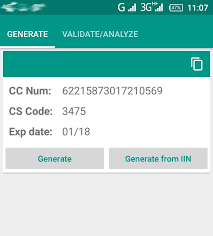 The average american has four credit cards in their wallet according to a report listed on msn money. Credit Card Generator Verifier For Android Apk Download