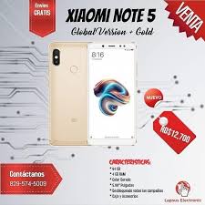 Lapsus Electronic Xiaomi Redmi Note 5 Dorado Nuevo Factory Unlocked Este Es Global Version Esto Significa Que El 4g Funciona Para Todas Las Companias Telefonicas Especificaciones Pantalla 5 99 Pulgadas