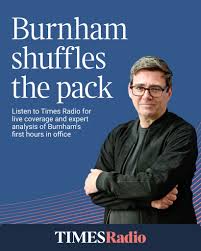 Andy Burnham has replaced Sir Keir Starmer as prime minister. Listen live  to Times Radio for live reaction and analysis in his first hours in office.  thetimes.com/radio