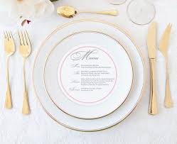 Circle Blush Pink Plate Menu Card Rehearsal Dinner Menu Etsy Menu Cards Wedding Menu Cards Wedding Dinner Menu