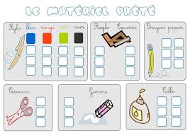 Outil De Classe Le Pret De Materiel Ma Classe Mon Ecole Cycle 3 Ce2 Cm1 Cm2 Orphys Outils De Classe Gestion De Classe Gestion De Comportement