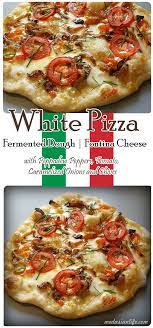 This Is An Amazingly Easy Pizza Recipe That S Light And Delicious This Is A White Pizza Meaning That There Is N Stuffed Peppers Peppadew Peppers White Pizza