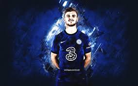 Football player for chelsea fc and germany. Download Wallpapers Timo Werner Chelsea Fc German Football Player Portrait Blue Stone Background Football For Desktop Free Pictures For Desktop Free