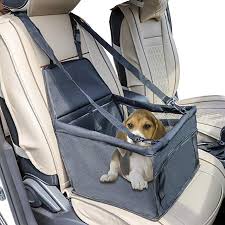 Ecobr Black Pet Booster Dog Car Seat Cover Portable Breathable Bag Travel Front Back Clip On Safety Leash Zip Dog Car Seats Dog Car Seat Cover Pet Booster Seat