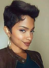 Short Hairstyle For Black Girls Kurzhaarfrisuren Frisuren Fur Schwarze Frauen Schwarze Haare Schneiden