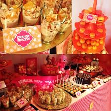 But during chinese new year, people can finally splurge and treat themselves. Chinese New Year Themed Birthday Dessert Table Orange Mousse Chinese Birthday