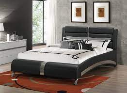 We carry a huge selection of modern beds to choose from including platform beds, uph olstered beds, wooden beds, low profile beds and modern beds with storage.all beds in our collection are designed to support and raise your mattress, offering a better night's sleep. The Roxbury Ultra Modern Low Profile Black Leatherette King Size Platform Bed With Channeled Headboard Chrome Accents