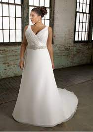 The ball gown wedding dress is a glamorous and classic option for brides. Simplealineweddingdresseschurchhallcascadingrufflebeadingstrapsv Neckchicandmodernonlinels51072 0 Wedding Dress Styles Plus Size Wedding Gowns Wedding Dresses