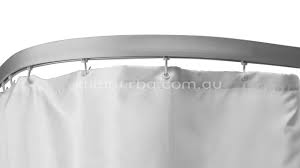 Silent rolling runner, these hooks will make the least noise as you pull the curtains. Rba4177 128 Shower Curtain Track Aluminium Kit 1200mm