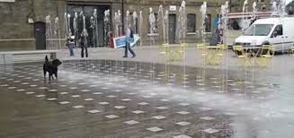 Jetzt dog water fountain angebote durchstöbern & online kaufen. Super Happy Dog Dances Around In Water Fountain Modern Dog Magazine