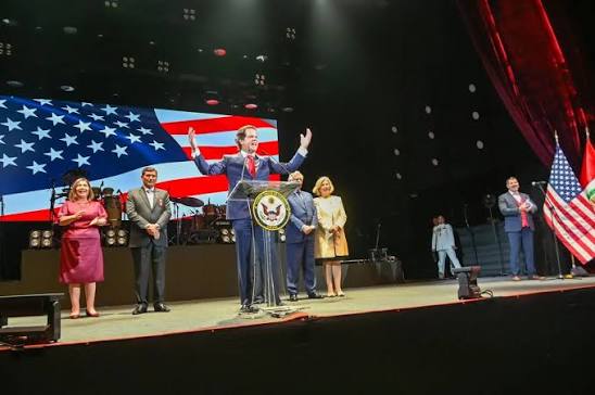 Lima fue sede de Freedom 250 por los 250 años de la independencia de Estados  Unidos. El evento incluyó un mensaje del secretario Rubio, espacios  temáticos inspirados en destinos icónicos de ese