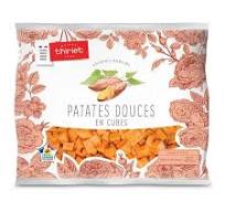 Cubes de patate douce