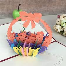 Would you like to make greeting cards on your own? 1pcs Flower Basket Pop Up Diy 3d Greeting Card With Envelope Post Card Handmade Christmas Thanksgiving Birthday Souvenirs Gifts Greeting Cards 3d Greeting Cardgreeting Cards With Envelope Aliexpress