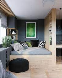 37 Awesome Small Bedroom Designs For Small Space Trendehouse Small Apartment Bedrooms Bedroom Interior Apartment Bedroom Design