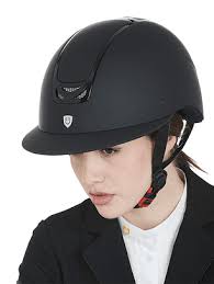 Casco Equestro Ultra-light velvet con pedrería ETU00005