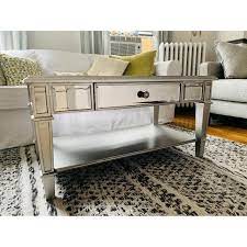 Who said that a coffee table only has its place at home? Pier 1 Hayworth Mirror Coffee Table Aptdeco