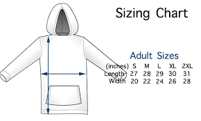 Cheap Online Clothing Stores Hoodie Size Chart