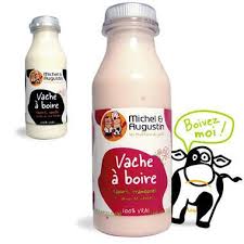 Michel Et Augustin Une Reussite Dans Le Packaging Original Vache Dessert Fraise Michel