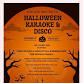 Halloween Karaoke and disco event in Worcester