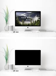 Apple Imac Mockup Mr Mockup Graphic Design Freebies Imac Mockup Imac Desk Setup