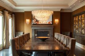 Tips for selecting the perfect dining room chandelier lighting. Crestlane De Mott Drapery Design Inc