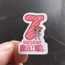 Ya allah ya karim, di hari ulang tahun anak hamba ini berikanlah dia selalu kesehatan dan keselamatan. Cetak Stiker Label Sticker Nama Ultah Ulang Tahun Lol Surprise Shopee Indonesia
