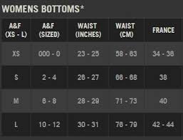 Abercrombie And Fitch Size Chart Mens Bedowntowndaytona Com