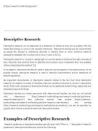 We recognize few variables in our research. Descriptive Research Research Methodology Quantitative Research Qualitative Research