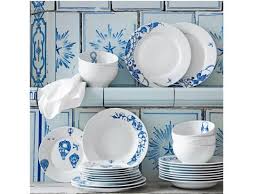 Dekoratives Geschirr In Blau Weiss Kucheneinrichtung Wohnen Kuchen Ideen