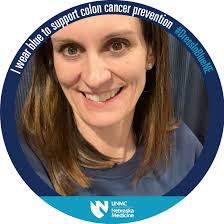 Dress in Blue day for Colon Cancer...