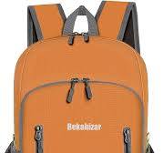 Bekahizar Zaino Pieghevole 20L Ultraleggero Zaino Trekking Piccolo Zaino da  Viaggio per Uomini Donne Bambini Sport All'aperto, Colore arancione, L : ...