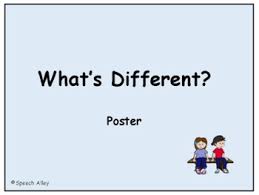 We did not find results for: What S Different Printable Poster Freebie By Speech Alley Tpt