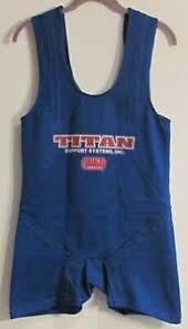 Details About Titan Centurion Squat Suit Size 34 Blue R S Lightly Used